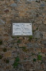 Plaque de la citadelle